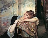 Albert Edelfelt Virginie painting